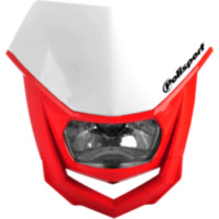 Scheinwerfer Maske Halo wei&szlig;/rot