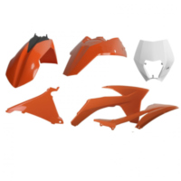 Plastiksatz Komplettkit orange/weiß 90855