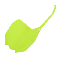 Startnummerntafel gelb fluoreszierend