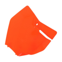 Startnummerntafel orange fluoreszierend