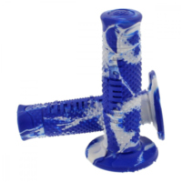 Lenkergriffe Griffgummi blau/wei&szlig; Domino A26041C92A70