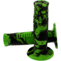 Lenkergriffe Griffgummi gr&uuml;n/schwarz Domino