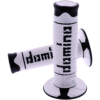Lenkergriffe Griffgummi weiß / schwarz Domino
