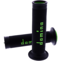 Lenkergriffe Griffgummi schwarz/gr&uuml;n Domino A01041C4440B70