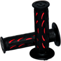 Lenkergriffe Griffgummi schwarz/rot PA072400RO02