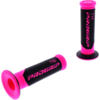 Lenkergriffe Lenkergriffe Griffgummi schwarz/rosa