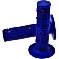 Lenkergriffe Griffgummi orange/blau