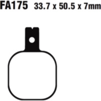 Bremsbel&auml;ge Bremsklotz Standard EBC FA175