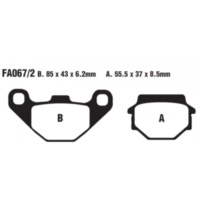 Bremsbel&auml;ge Bremsklotz Standard EBC FA0672