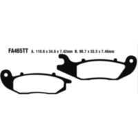 Bremsbel&auml;ge Bremsklotz Sinter MX-S EBC MXS465