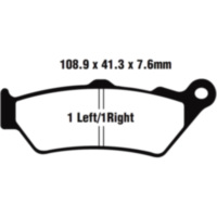 Bremsbel&auml;ge Bremsklotz Standard Scooter EBC SFA2092