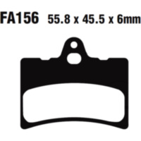 Bremsbel&auml;ge Bremsklotz Standard EBC FA156