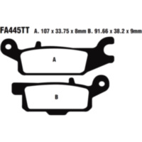 Bremsbel&auml;ge Bremsklotz Standard EBC FA445TT