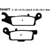 Bremsbel&auml;ge Bremsklotz Standard EBC FA446TT