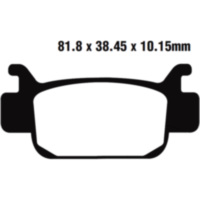 Bremsbel&auml;ge Bremsklotz Sinter R EBC FA410R