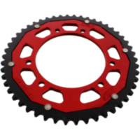 Kettenblatt Kettenrad Dual 50Z Teilung 420 rot ZFD113150RED