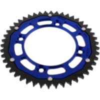 Kettenrad Dual 46Z Teilung 420 blau