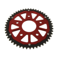 Kettenrad Dual 50Z Teilung 428 rot