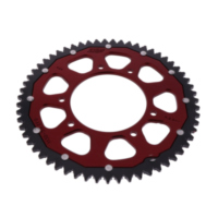 Zahnkranz Kettenrad Dual 59Z Teilung 420 rot