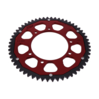 Zahnkranz Kettenrad Dual 56Z Teilung 420 rot