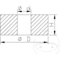 Zugstufenkolben f&uuml;r Gabel Kayaba