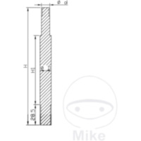 Kolbenstange f&uuml;r KOMP Federbein