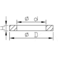 Unterlegscheibe f&uuml;r Dichtkopf