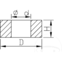 H&uuml;lse f&uuml;r Kolbenstange