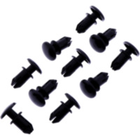 Kunststoffspreiznieten schwarz Tourmax