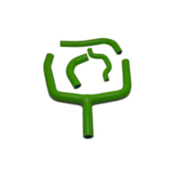 K&uuml;hlerschlauch Satz gr&uuml;n SKXF2509YG