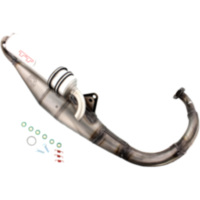 Auspuff Endtopf Schalld&auml;mpfer Handmade TT Leovince 4058