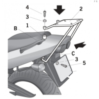 Topcasetr&auml;ger Shad K0ZR71ST