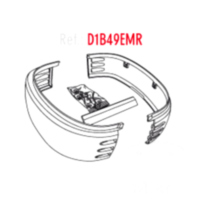 Ersatz Seitenblende schwarz Shad D1B49EMR