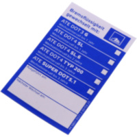 Aufkleber Bremsfl&uuml;ssigkeit ATE