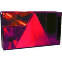 Bremslicht Blinker Heckleuchte Anh&auml;nger Glas Asp&ouml;ck