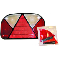 Bremslicht Blinker Heckleuchte Anh&auml;nger Glas Asp&ouml;ck 188470007