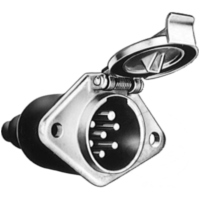 Steckdose 7-polig Alu 24V 51305385