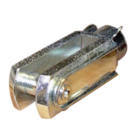 Gabelkopf verzinkt M10