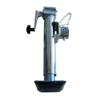 St&uuml;tzfuss verzinkt Klappbar