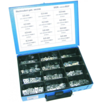 Blechmuttern Sortiment 300-teilig