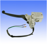 Bremspumpe mit Hebel hinten