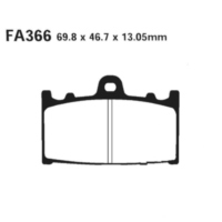 Bremsbel&auml;ge Bremsklotz Standard EBC FA366TT