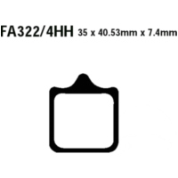 Bremsbel&auml;ge Bremsklotz Sinter EPFA EBC EPFA3224HH