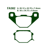 Bremsbel&auml;ge Bremsklotz Standard EBC FA382