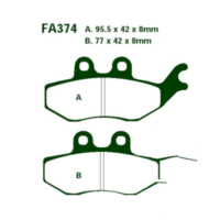 Bremsbel&auml;ge Bremsklotz Standard Scooter EBC SFA374