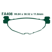 Bremsbel&auml;ge Bremsklotz Carbon Scooter EBC SFAC408