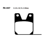 Bremsbel&auml;ge Bremsklotz Sinter HH EBC FA267HH
