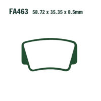 Bremsbel&auml;ge Bremsklotz Sinter R EBC FA463R