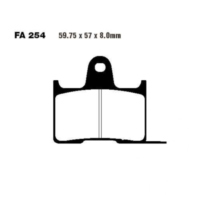 Bremsbel&auml;ge Bremsklotz Sinter HH EBC FA254HH