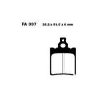 Bremsbel&auml;ge Bremsklotz Sinter R EBC FA337R